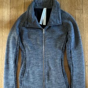 Lululemon dark grey zippered sweatshirt